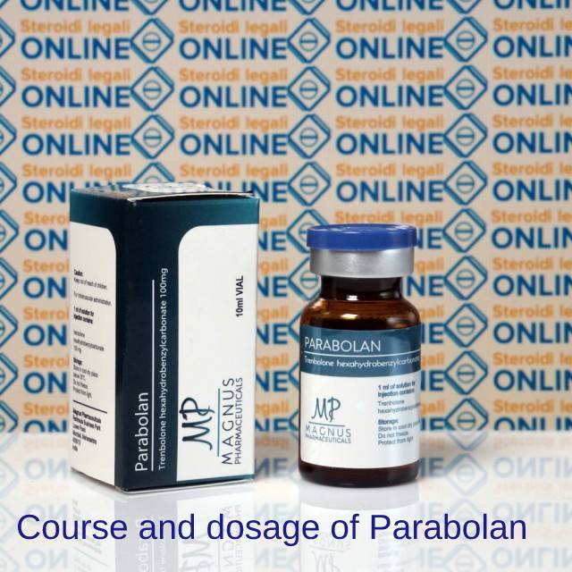 Course and dosage of Parabolan